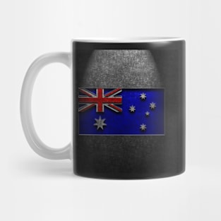 Australian Flag Stone Texture Repost Mug